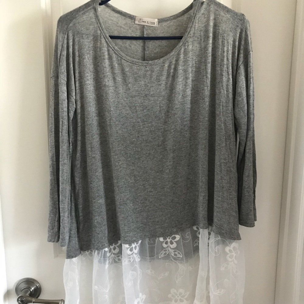 Long sleeve Lace Shirt
